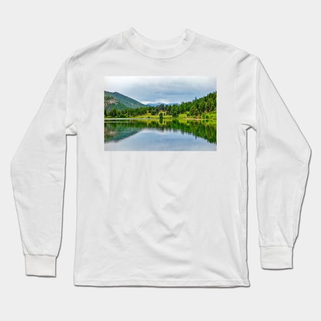 Lily Lake Study 2 Long Sleeve T-Shirt by bobmeyers